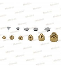 Serie Completa Pesi Ottone Lucido e Alluminio